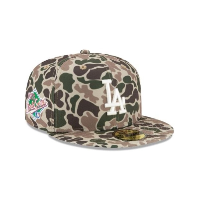 Sapca New Era Los Angeles Dodgers MLB Duck Camo 59FIFTY Fitted - Verzi